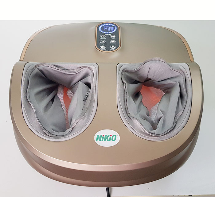 Máy massage chân và bắp chân áp suất khí Nikio NK-187 - Hỗ trợ điều trị suy giãn tĩnh mạch, đau nhức chân và lòng bàn chân