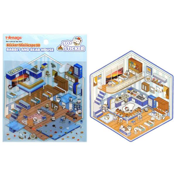 Sticker MiniScape 3D - Teenage MS-04