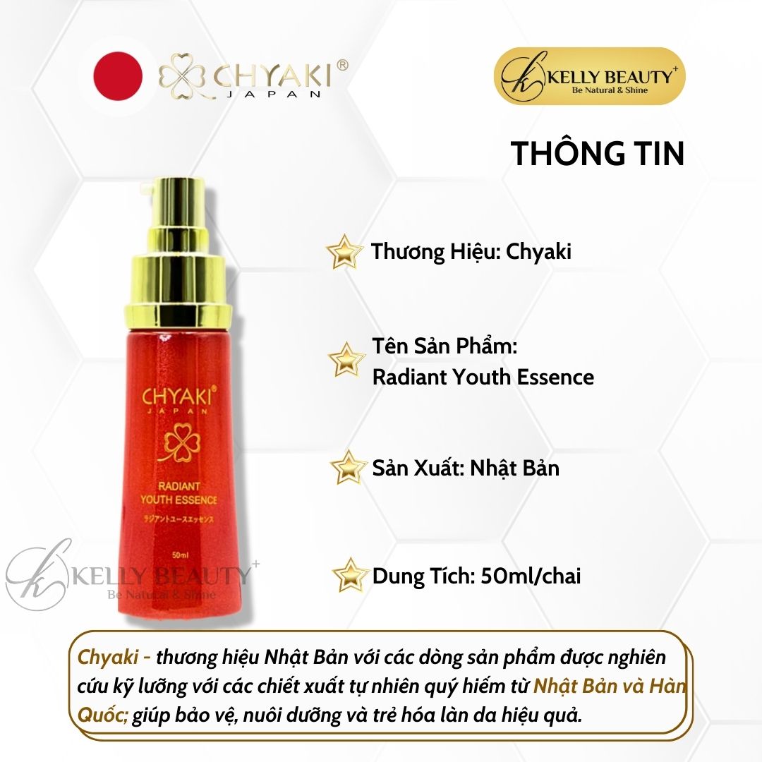 Tinh Chất Trẻ Hóa Làn Da Chyaki Radiant Youth Essence | Kelly Beauty