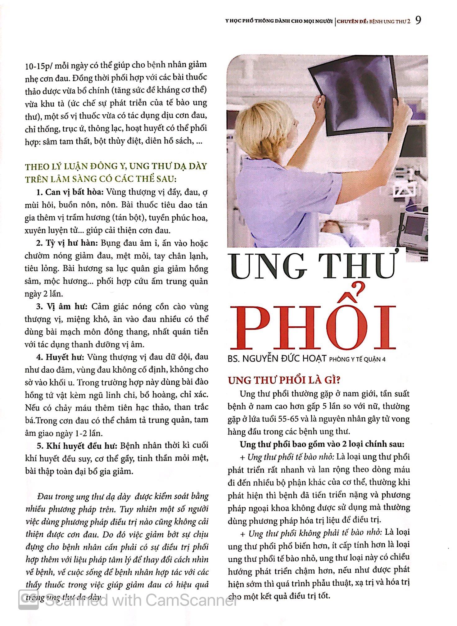 Y Học Phổ Thông Dành Cho Mọi Người - Chuyên Đề: Bệnh Ung Thư 2