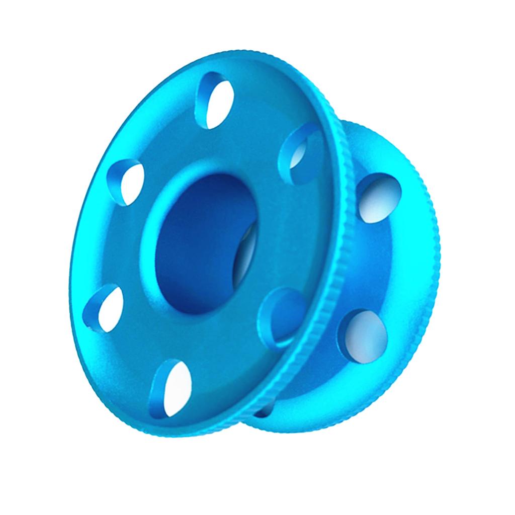 Aluminum Alloy Scuba Diving Finger Spool Dive Reel Guide Line - Scuba Dive Free Diving Snorkeling Underwater Gear Equipment -Blue
