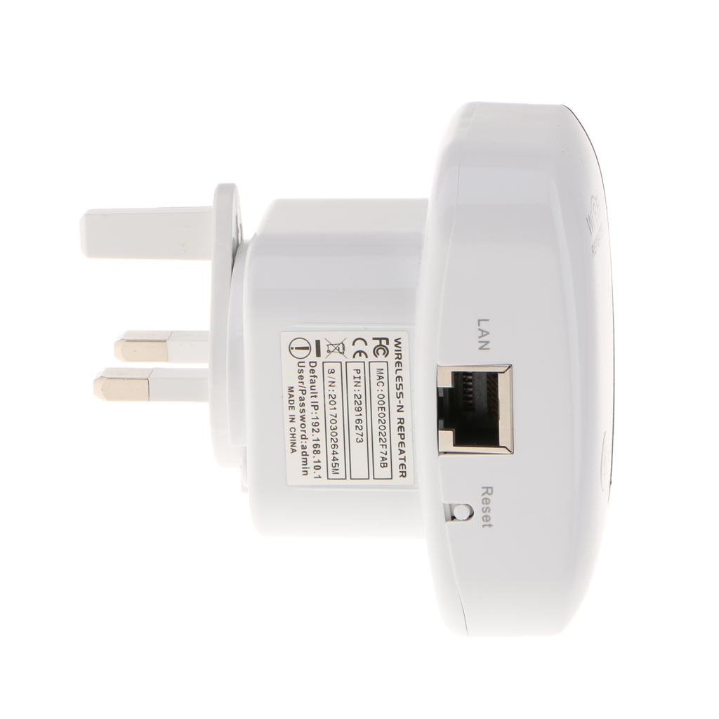 WIFI Wireless Signal Amplifier Repeater AP 300M Signal Enhancement UK Plug