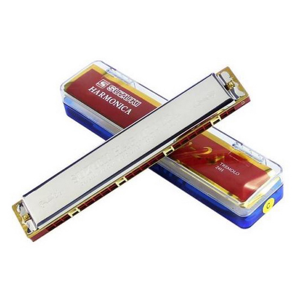 Kèn Harmonica Tremolo Suzuki Study 24 Lỗ (Key C 24 Holes)