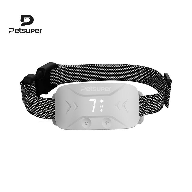 Ưu đãi nhất PETSUPER thiết bị chống sủa cho thú cưng ip67 thiết bị huấn luyện chó cưng rung điện giật thiết bị huấn luyện thiết bị chống sủa cổ áo