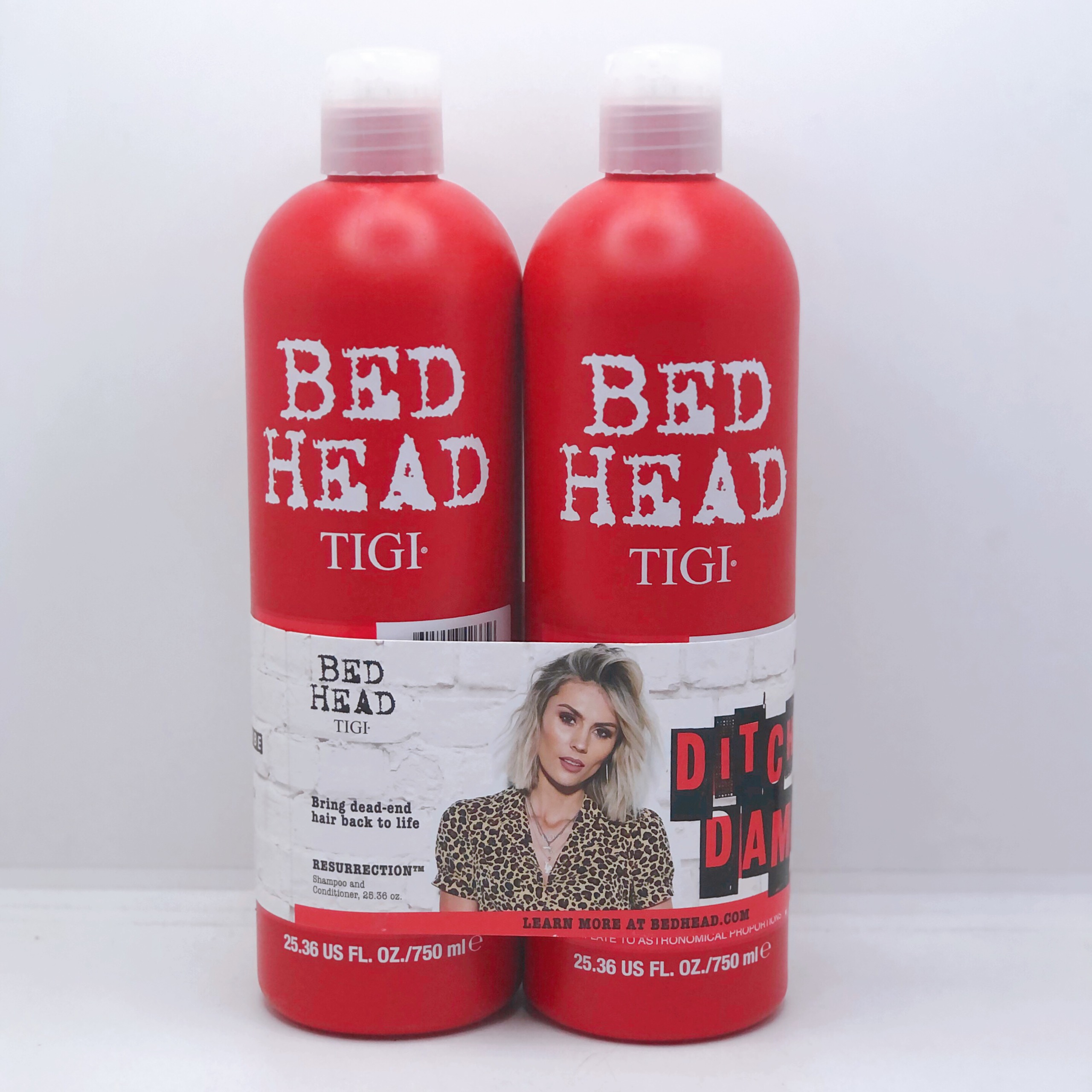 Bộ Dầu Gội và Xả Phục Hồi Tóc Tigi Bed Head Urban Antidotes Resurrection 750ml - Chính hãng