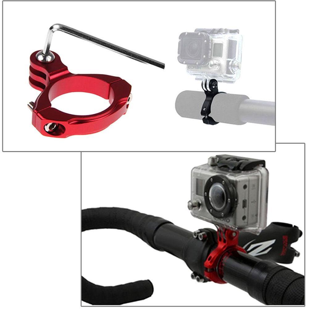 Bicycle Fixing Bracket Handlebar Adapter Aluminum Alloy Bracket Action Camera Holder General Purpose Outdoor Equipment For GoPro
