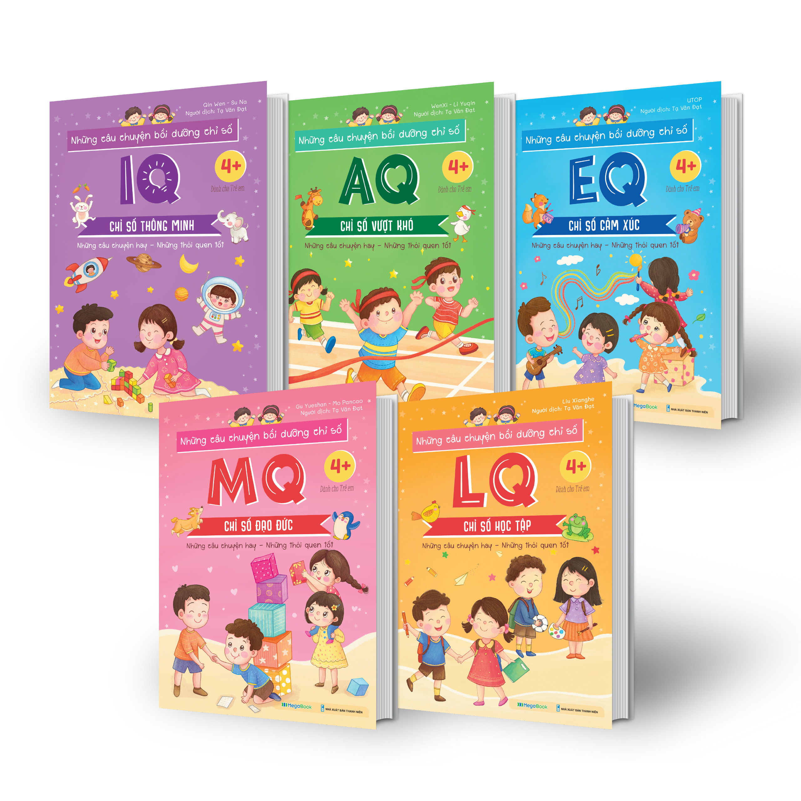 Hình ảnh Combo Những câu chuyện bồi dưỡng chỉ số IQ, EQ, MQ, LQ, AQ (5 cuốn)