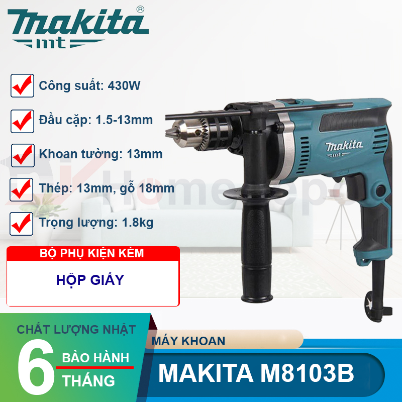 Máy khoan cầm tay Makita M8103B - Hàng chính hãng