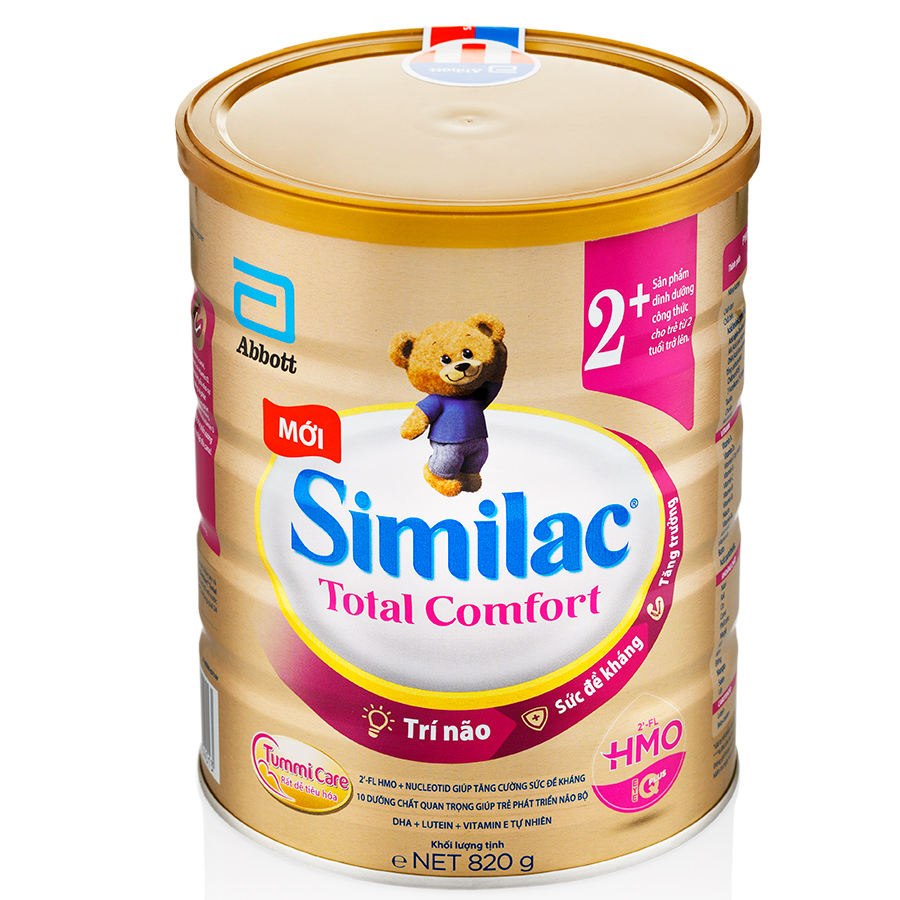 Sữa bột Abbott Similac Total Comfort 2+ cho trẻ  từ 2 tuổi (820g)