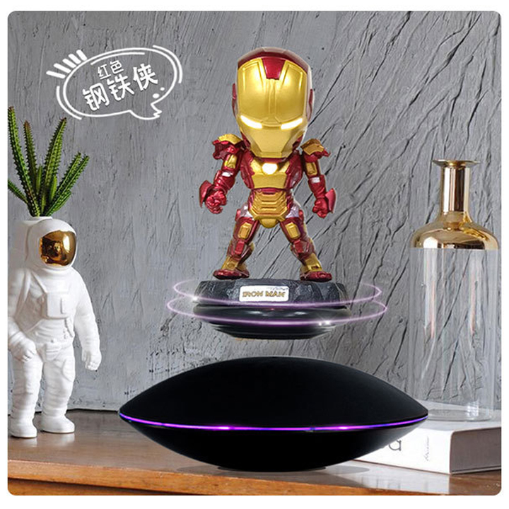 Đĩa bay lơ lững chưng sản phẩm, trang trí shop, bàn làm việc chịu lực 300g - T0376