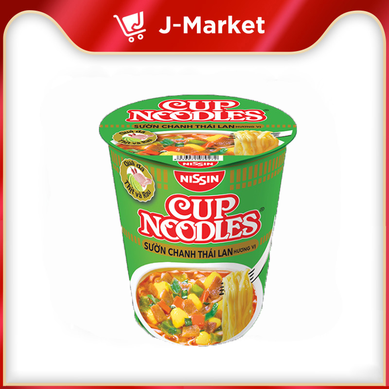 Mì sườn chanh Thái Lan Nissin Cup Noodles