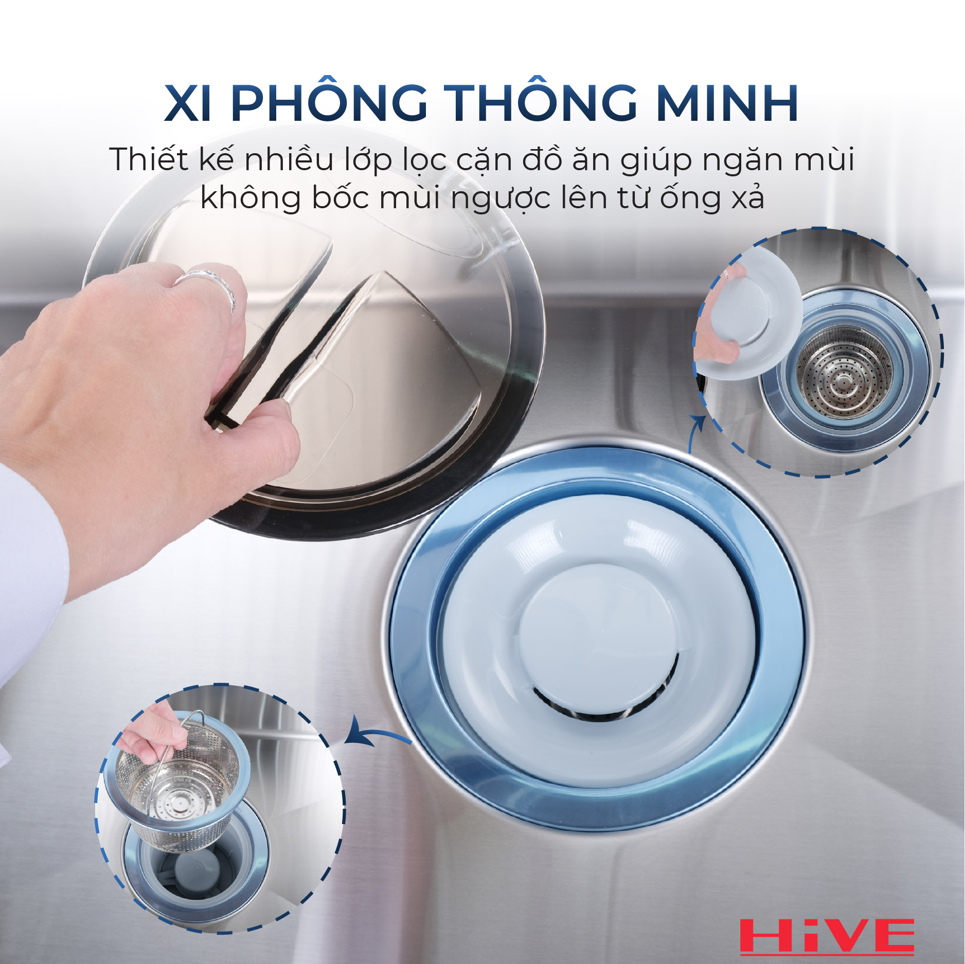 KỆ BỒN RỬA CHÉN INOX SQJ 850
