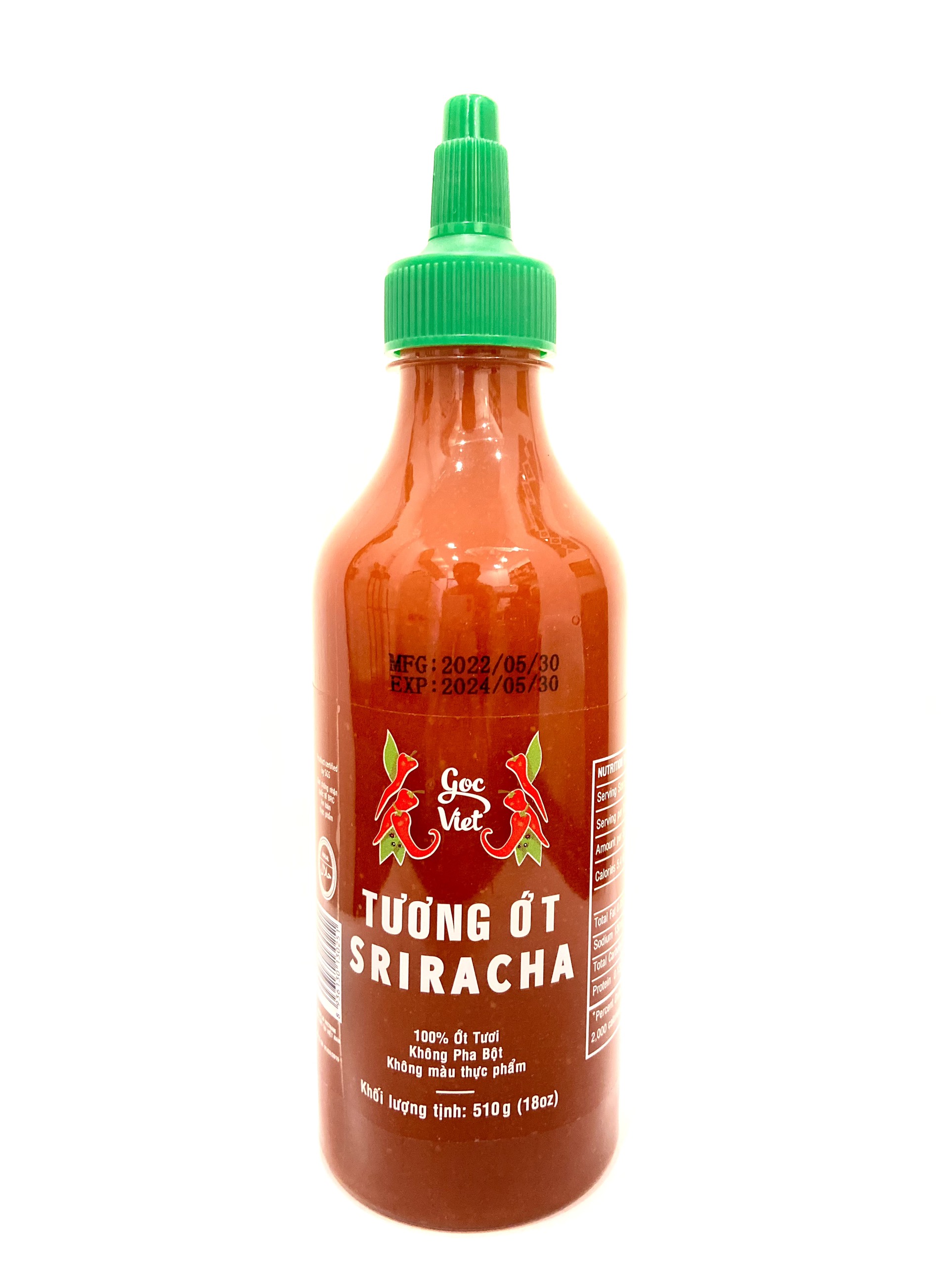 Tương ớt siracha 510 g và ớt bằm Gốc Việt 250 g