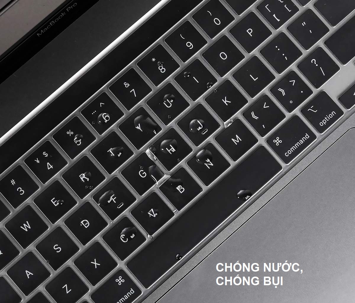 Miếng Phủ Bàn Phím Dành Cho MacBook Pro 2019 16 inch TPU Silicon Chống Nước, Chống Bụi Bẩn Hàng Chính Hãng Helios