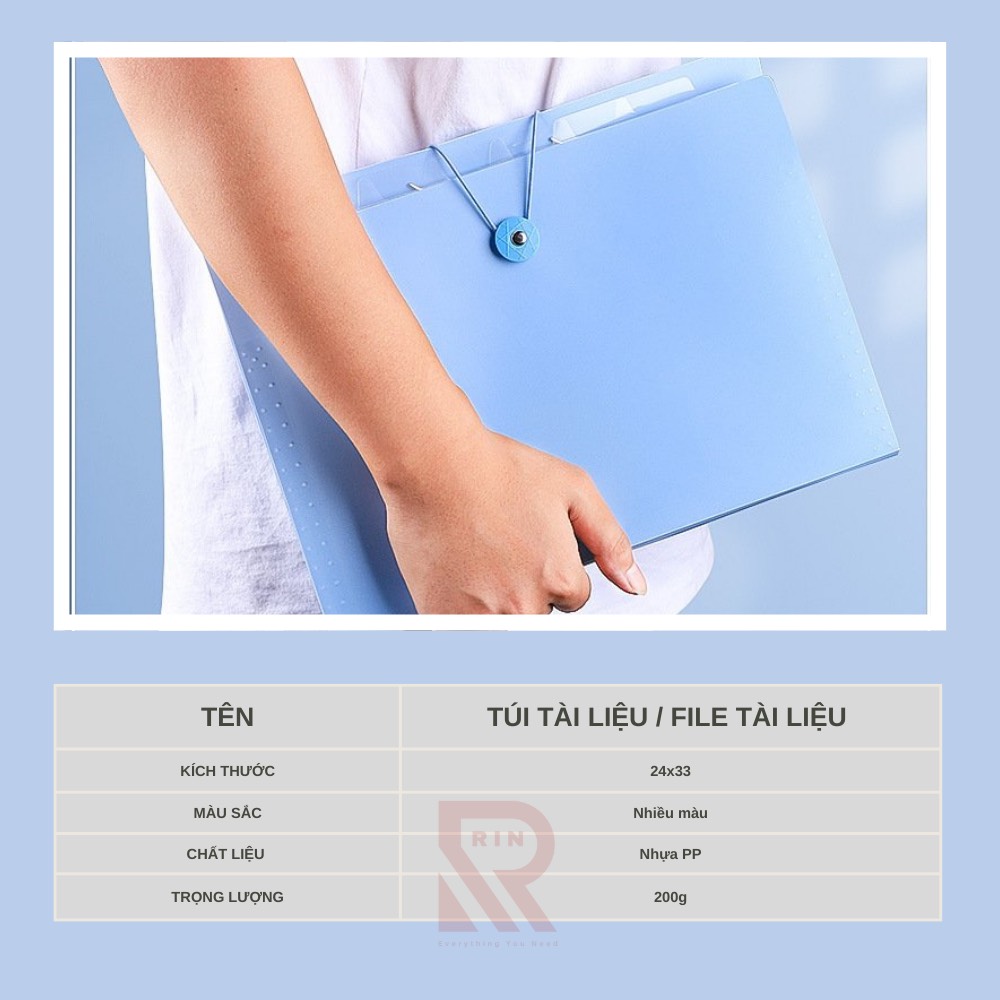 File đựng tài liệu A4 / Túi tài liệu A4 4-8-12 ngăn phân trang – lưu trữ tài liệu