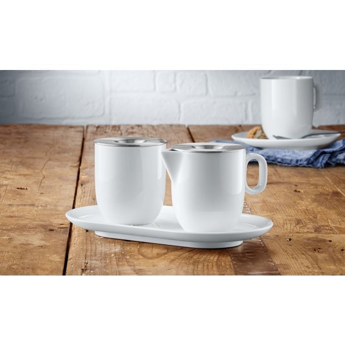 Bộ 02 Hũ Đựng Đường &amp; Sữa WMF BARISTA Chất Liệu Gốm Cao Cấp, Dung Tích 170ml, 130ml 0695899440
