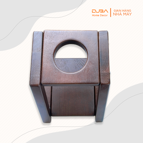Đế chữ C máy Staresso gỗ chuẩn xuất khẩu Châu Âu - Hàng chính hãng DUBA