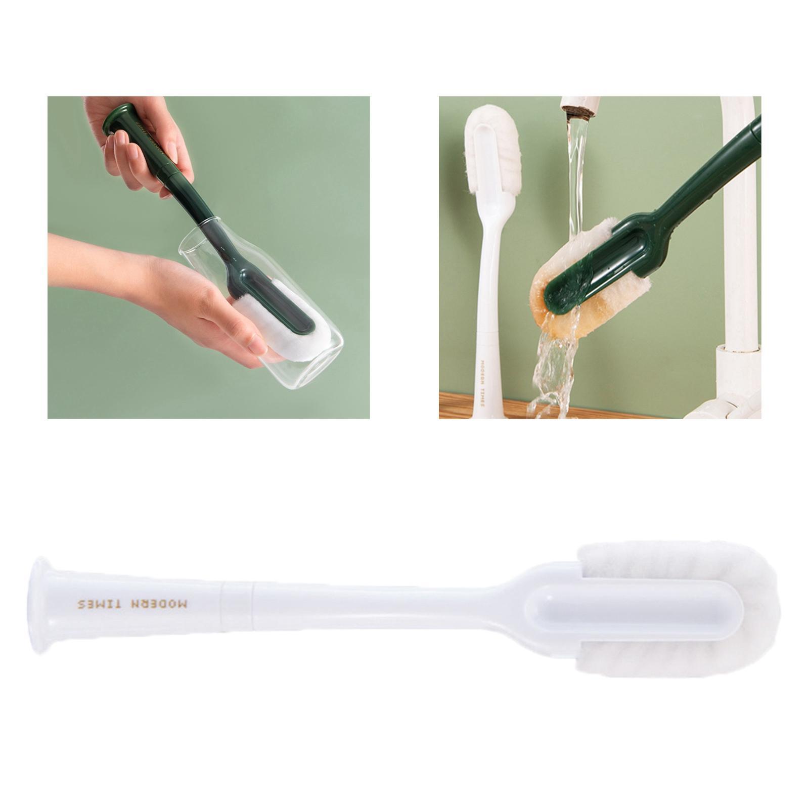 Double Head Cup Brush Multifunctional Scrubbing for Cup Kitchen Tool Coffee Cup