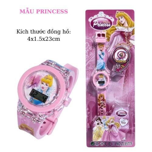 Đồng hồ trẻ em, đồng hồ elsa, ngựa pony, công chúa, búp bê cho bé gái từ 1 đến 10 tuổi Xu Xu Kids