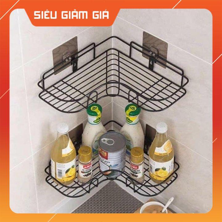 Kệ góc dán tường siêu dính trong nhà tắm ,nhà bếp siêu tiện dụng