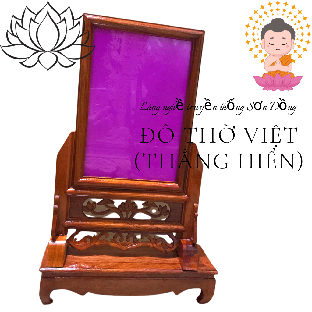 Đế kê khung ảnh/ kê tượng ông tài ông địa