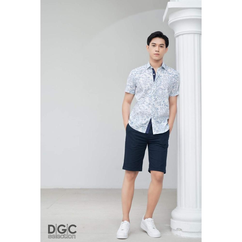 Áo sơ mi Nam ngắn tay Slim Fit DGC - SASNCB09M-S