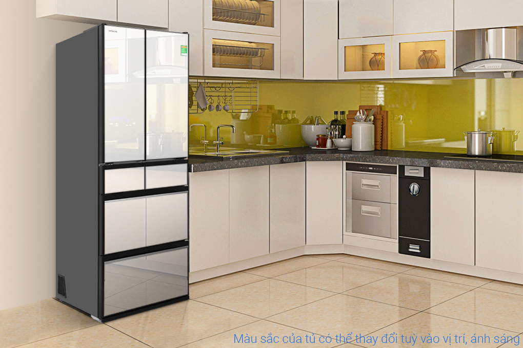 Tủ lạnh Hitachi Inverter 540 lít Multi Door R-HW540RV - HÀNG CHÍNH HÃNG - CHỈ GIAO HCM