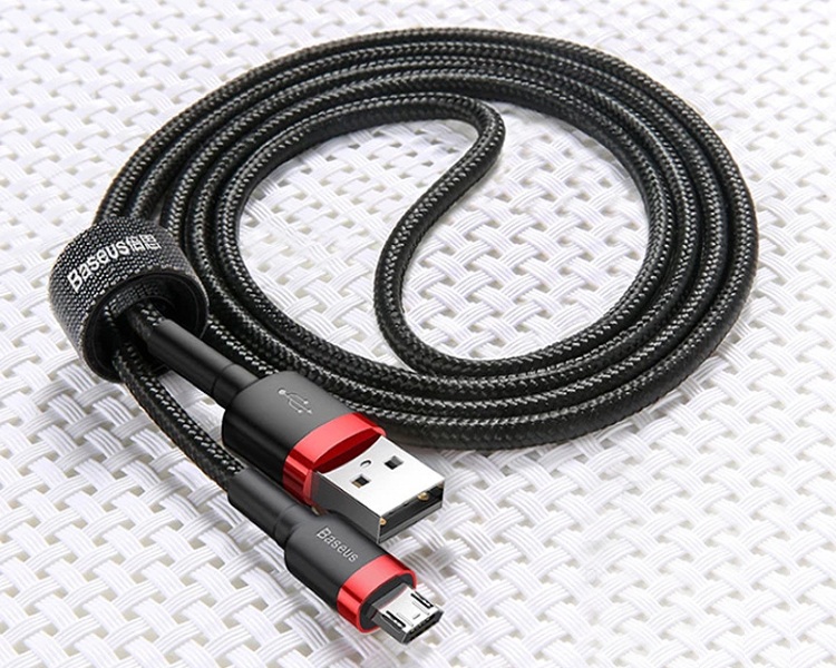 Cáp Sạc Nhanh Micro USB Cho Smartphone Android 2.4A Baseus Cafule - Hàng chính Hãng