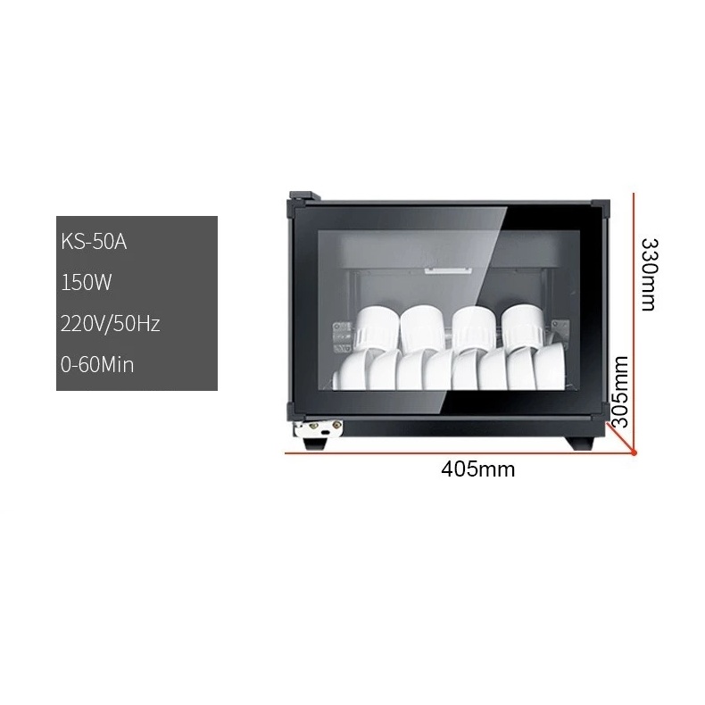 Máy sấy bát 50L - tủ sấy bát gia đình khử khuẩn diệt trùng cao cấp - Máy sấy chén bát để bàn