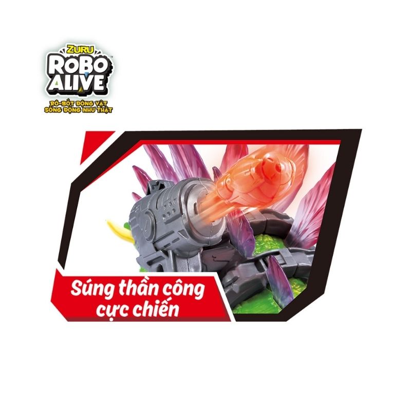 Đồ Chơi ROBO ALIVE Khủng Long Phiến Sừng Chiến Đấu Stegosaurus 7131