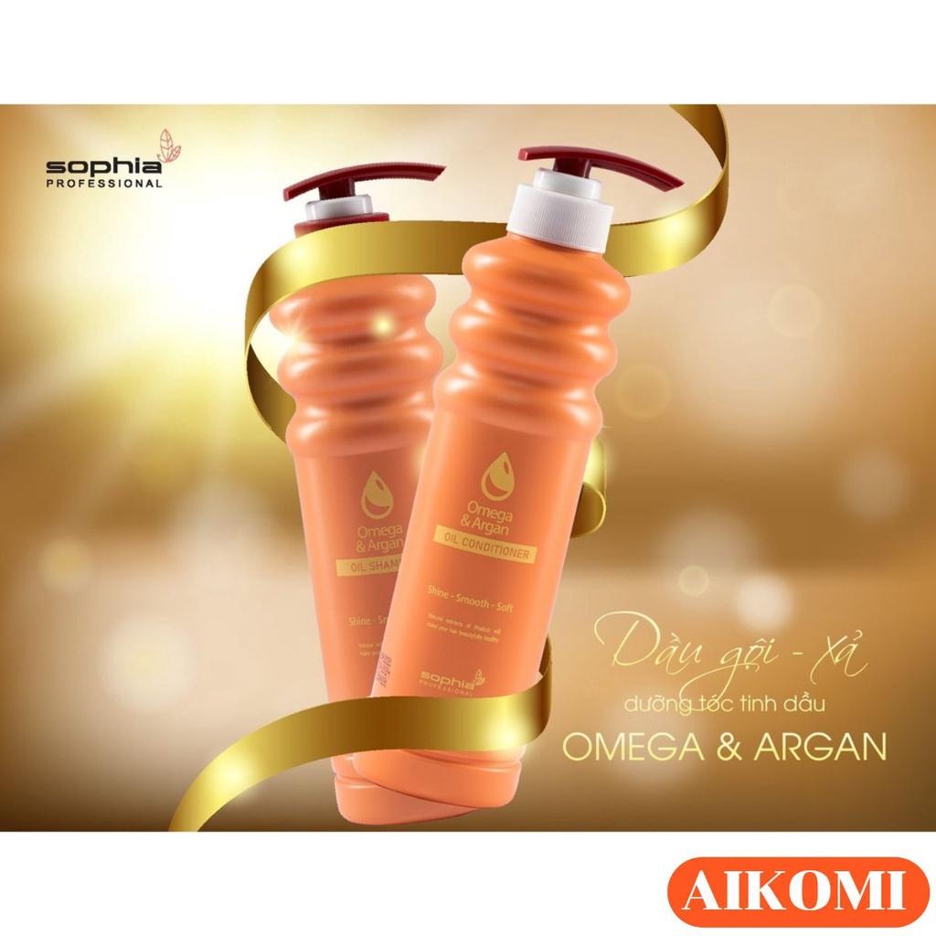 Dầu gội , xả dưỡng tóc siêu thơm Omega và Argan Shampoo - Conditioner Sophia 500ml hàng chính hãng