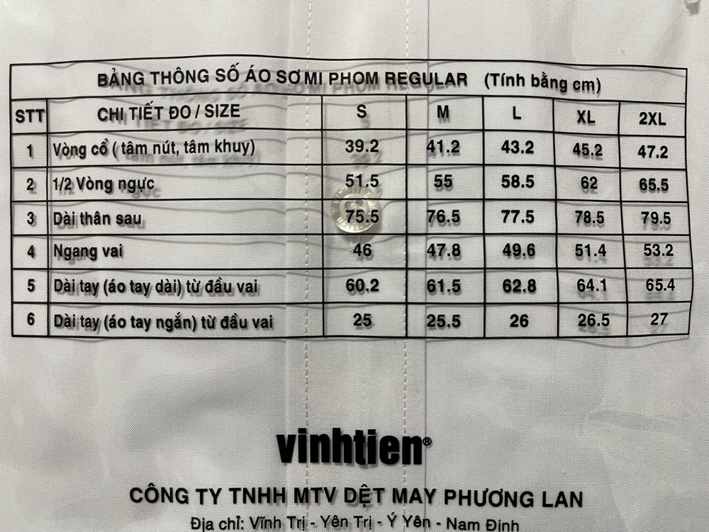 Áo Sơ Mi Dài Tay Vải Kẻ TC Regular Fit 375 Vĩnh Tiến - Nhiều Màu