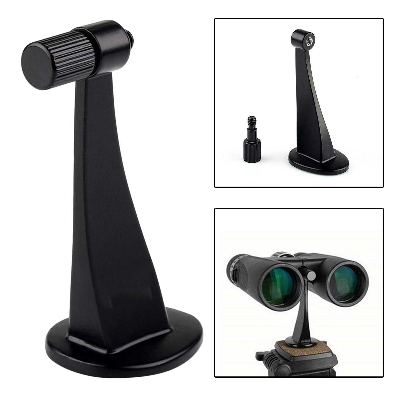 Optics Binoculars Spotting Tripod Adapter Metal Mount Holder 1/4'' Thread
