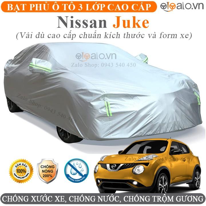 Bạt phủ xe ô tô Nissan Cao Cấp 3 Lớp Chống Nắng Nóng Chống Nước Chống xước