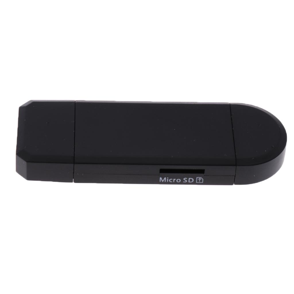 Mini USB Type-C Micro USB OTG Adapter USB 2.0 Portable Memory Card Reader