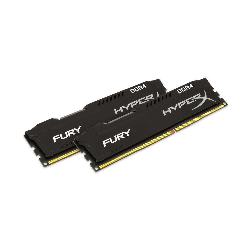 Ram PC Kingston HyperX Fury Black 8GB (1x8GB) Bus 2666 DDR4 CL16 DIMM XMP Non-ECC HX426C16FB2/8 - Hàng Chính Hãng