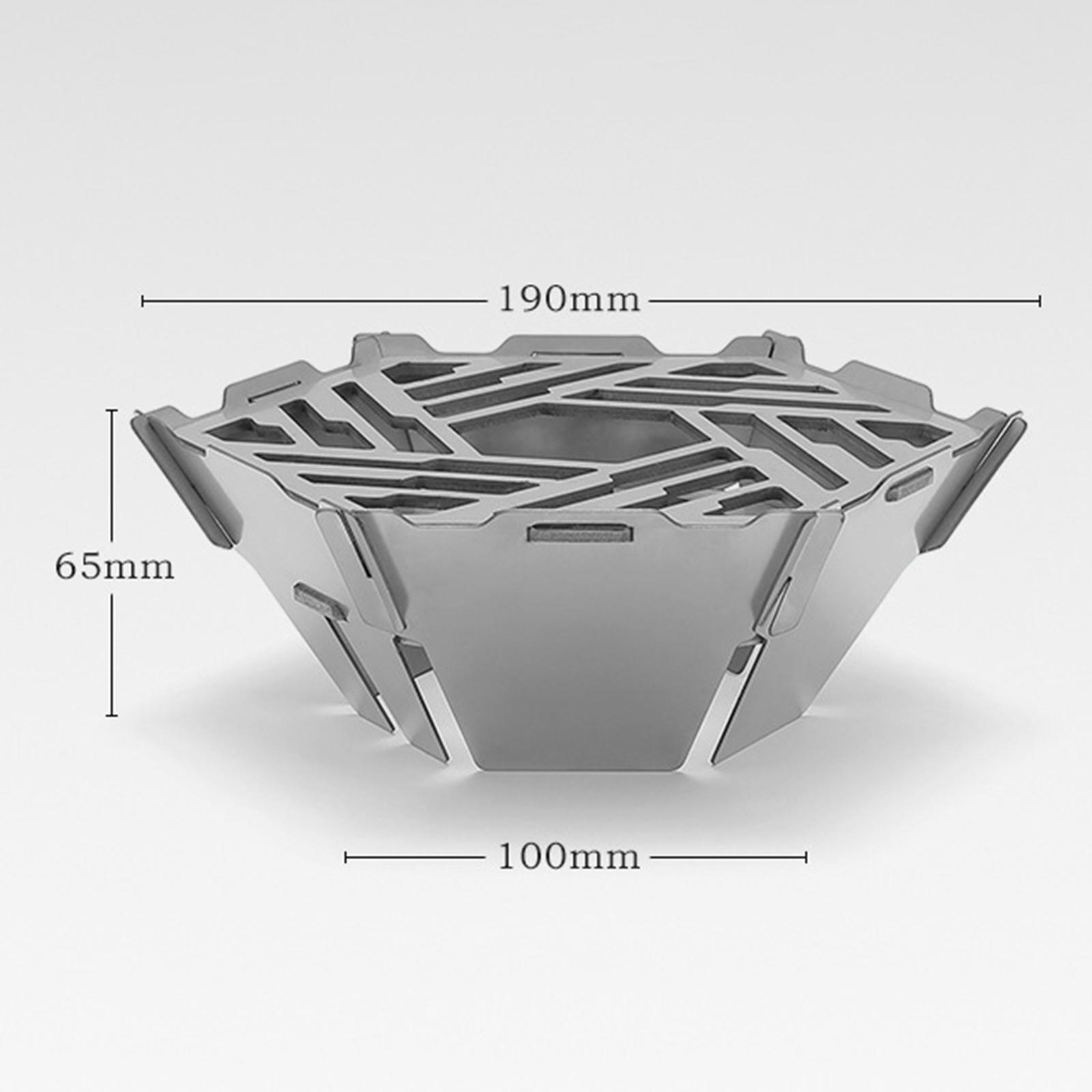 Folding Outdoor Windscreen Burner Windshield for Cooking Picnic