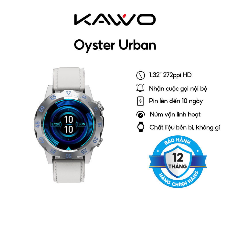 Đồng hồ thông minh KAVVO Oyster Urban - Hàng chính hãng - Bảo hành 12 tháng