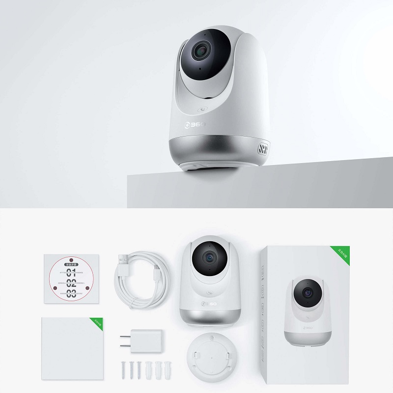 CAMERA WIFI, CAMERA GIÁM SÁT IP WIFI QIHOO 360 D806 - 1080P, PTZ( Xoay 360 độ ) - (PHIÊN BẢN QUỐC TẾ 2020) – HÀNG CHÍNH HÃNG