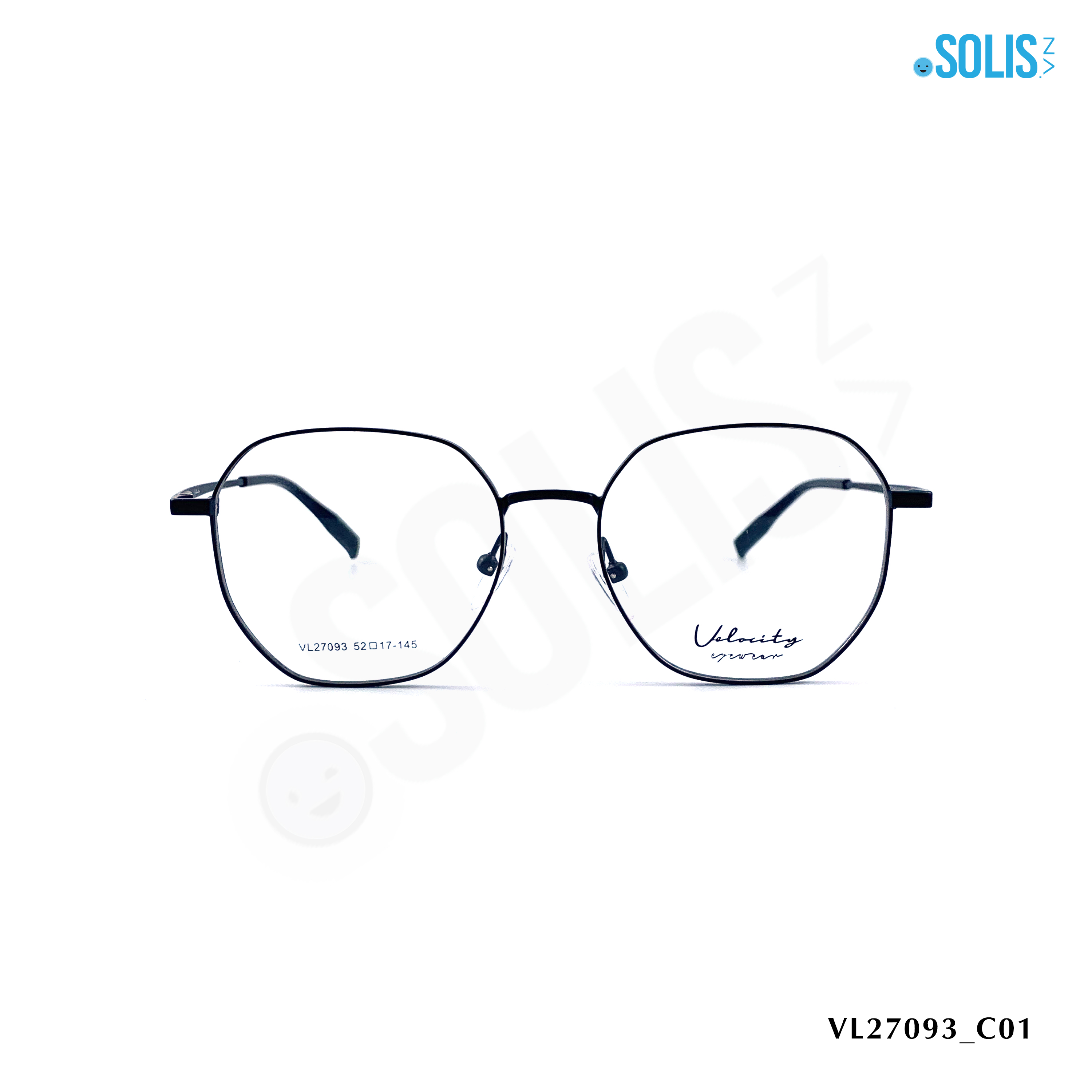 Gọng kính KL hiệu Velocity VL27093 - KÍNH KIM LOẠI HIỆU VELOCITY VL27093 KÍCH THƯỚC 52-17-145