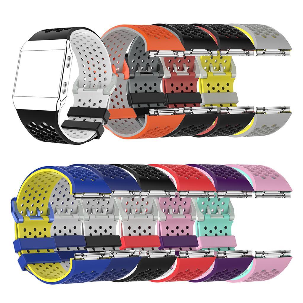 2pc Soft Silicone Strap Band Sport Bracelet for Ionic Smart Watch