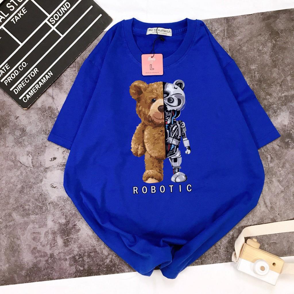 - Áo thun tay ngắn Be Yourself unisex size M L XL - GẤU ROBOT