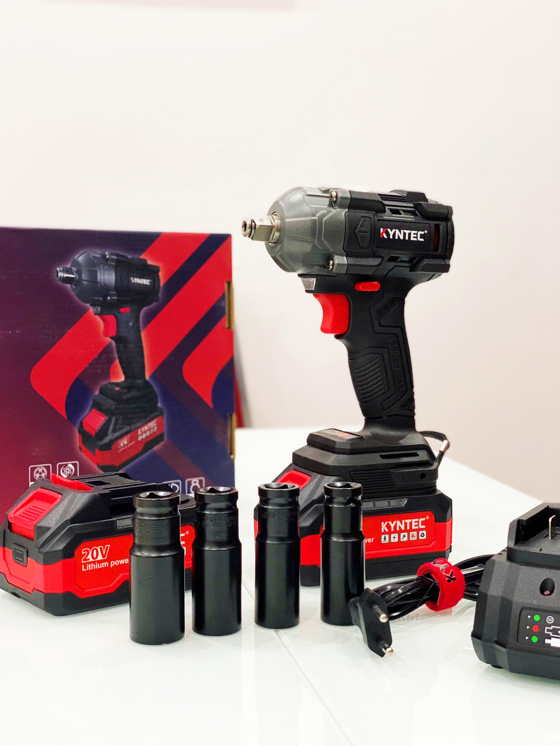 Thân máy siết bulong pin chính hãng Kynko Kyntec V20- KT78 -390 20V chân pin phổ thông (giá không gồm pin)