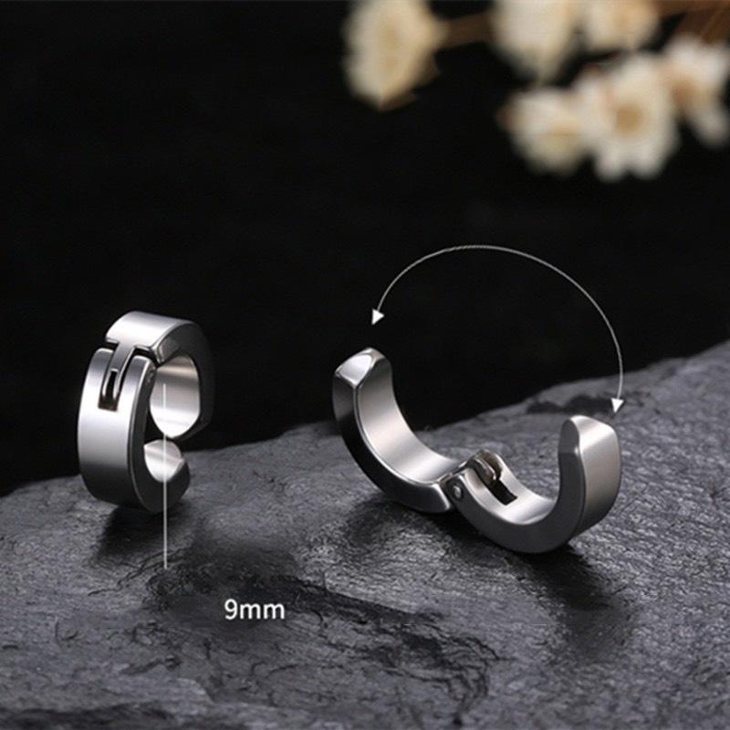 Khuyên Tai , Khuyên Kẹp Vành Tai Nam Nữ Không Cần Bấm Lỗ (1 Chiếc) Cam Accessories