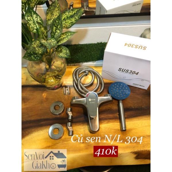 Sen tắm treo tường inox 304 hàng nặng