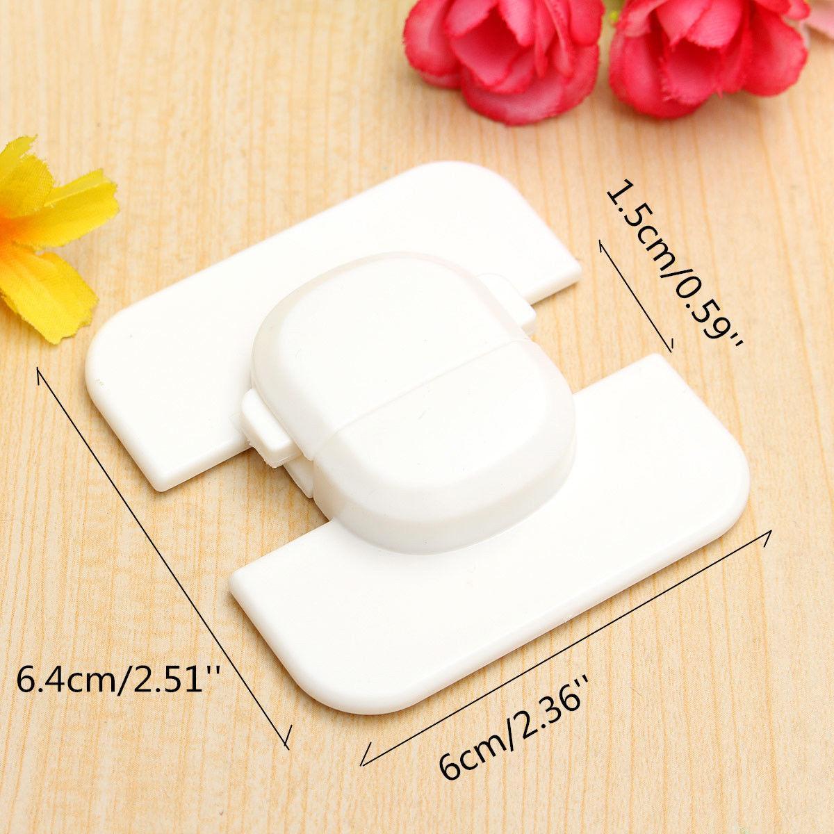 Adhesive Child Kids Baby Safety Cabinet Door Drawer Cupboard Fridge Lock