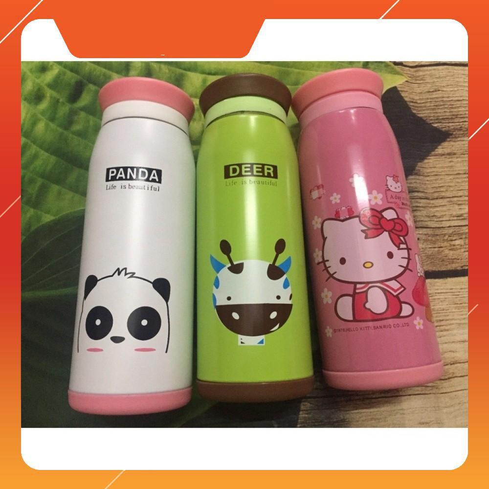 Bình giữ nhiệt inox hình thú cute 360ml-500ml