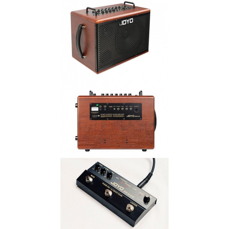 Amplifier dùng cho đàn guitar acoustic Joyo Acoustic Guitar Amplifier BSK 60 W - Hàng Chính hãng