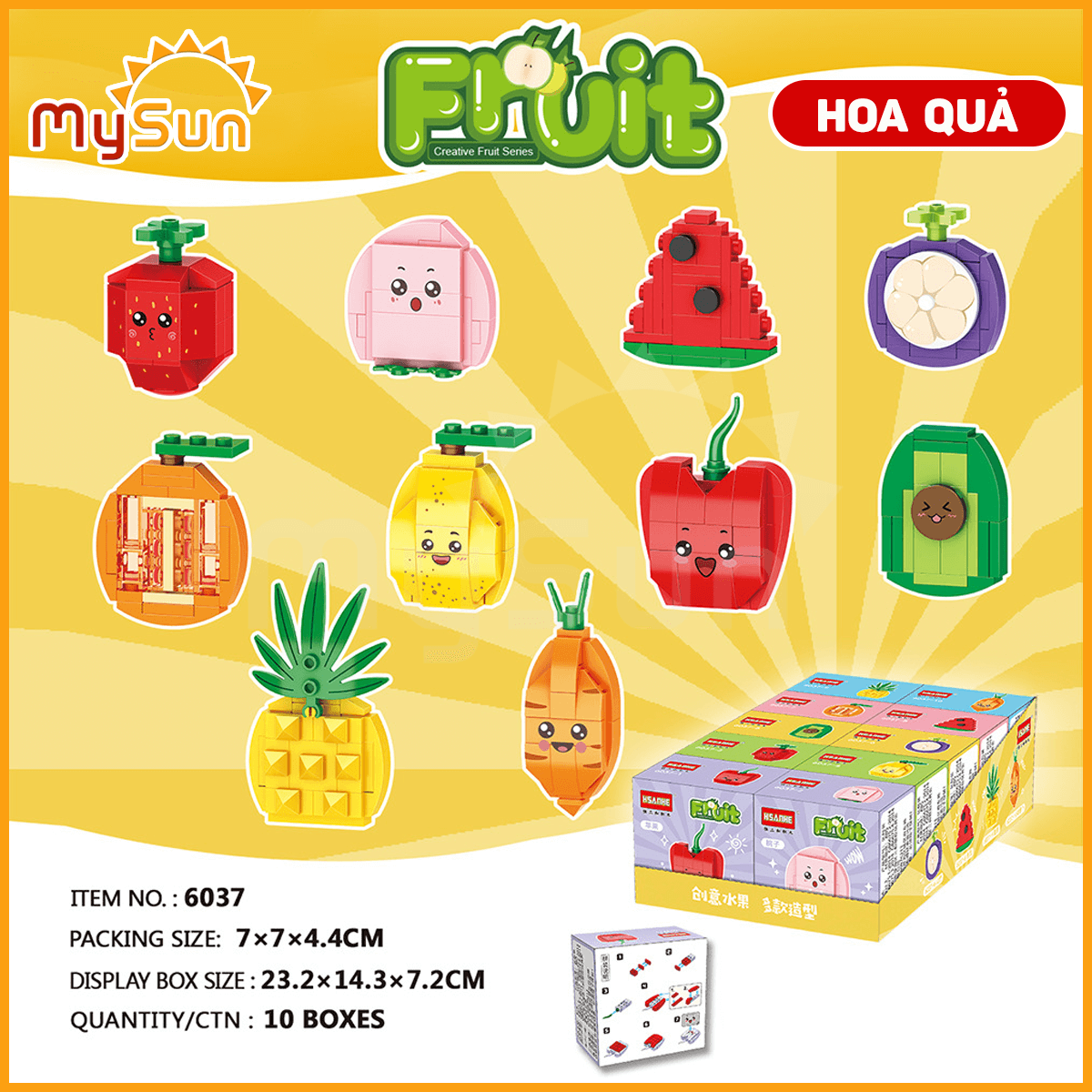 Bộ đồ chơi lắp ráp xếp ghép mô hình thành phố, con vật đơn giản cho bé trai, gái giá rẻ