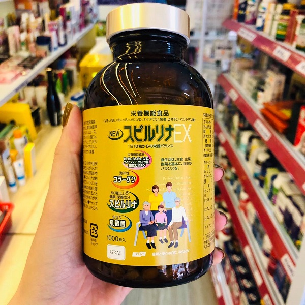Tảo Vàng Spirulina EX Nhật Bản